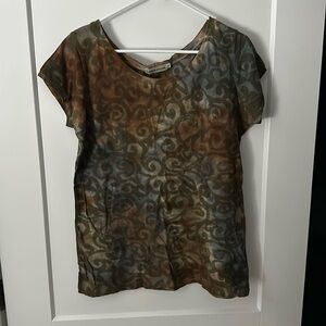 Short sleeve tie-dye shirt size XL